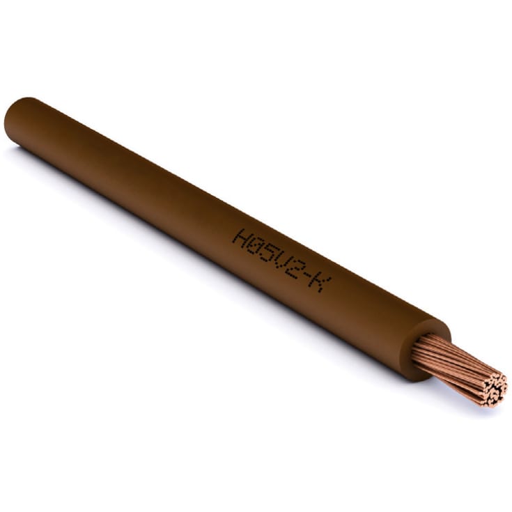 Ledning H07Z-K HF 90° 1x10 mm² sort T500