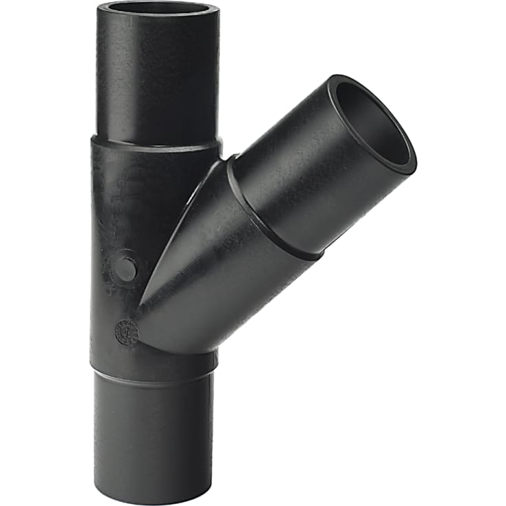 IBECO 160 mm PE-manifold, 45°, PN16 SDR11