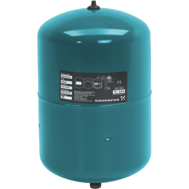 Grundfos membranhydrofor, 33 liter