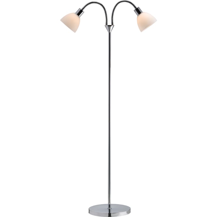 Nordlux Ray gulvlampe, 2-arme, opal