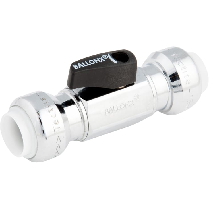 Ballofix Tectite-bro 15 x 15 mm krom med håndtak