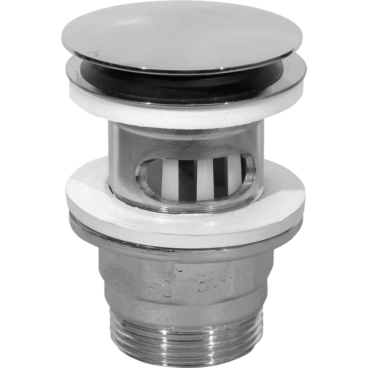 Bunnventil blank forkrommet 1,1/4&quot; for håndvask