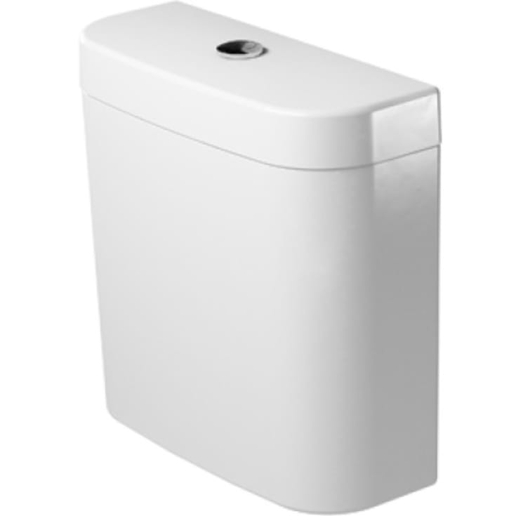 Duravit Darling New sisterne m/WonderGliss, tilkobling venstre bunn/bak, hvit