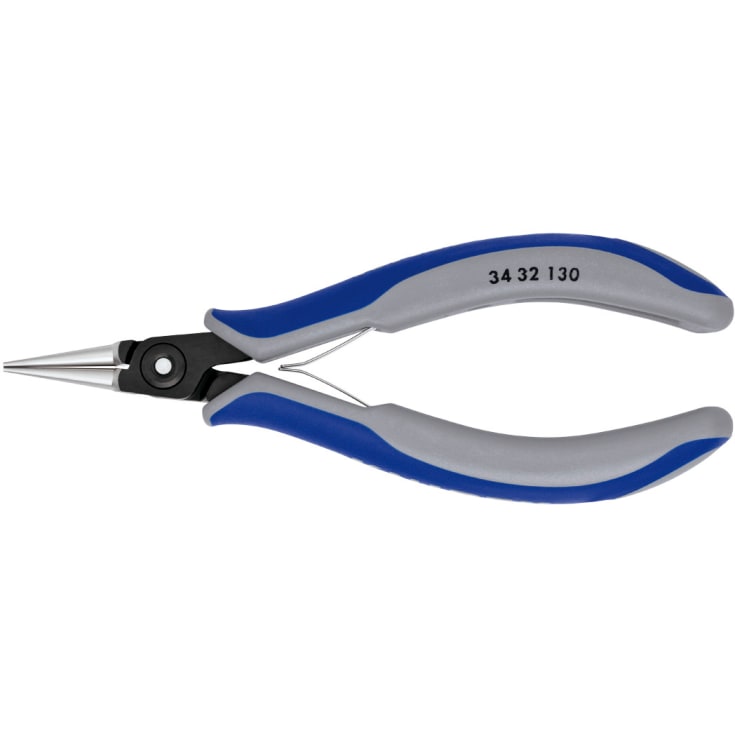 KNIPEX presisjonselektronikktang, runde spisse kjever
