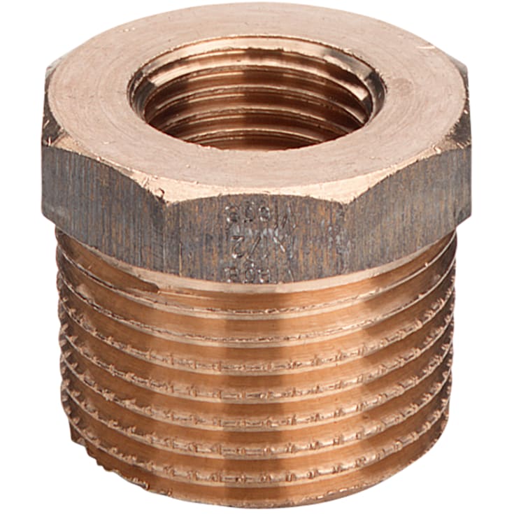 1,1/4&quot; x 1&quot; nippelhylse, rødgods