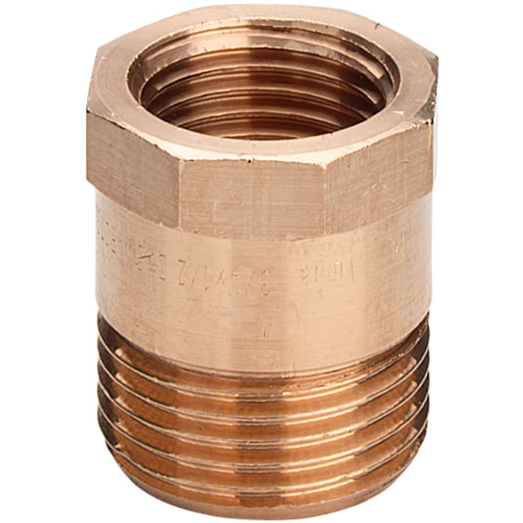 1,1/4&quot; x 1&quot; gjengede koblinger i pistolmetall, silikonbronse, overgangsnippel