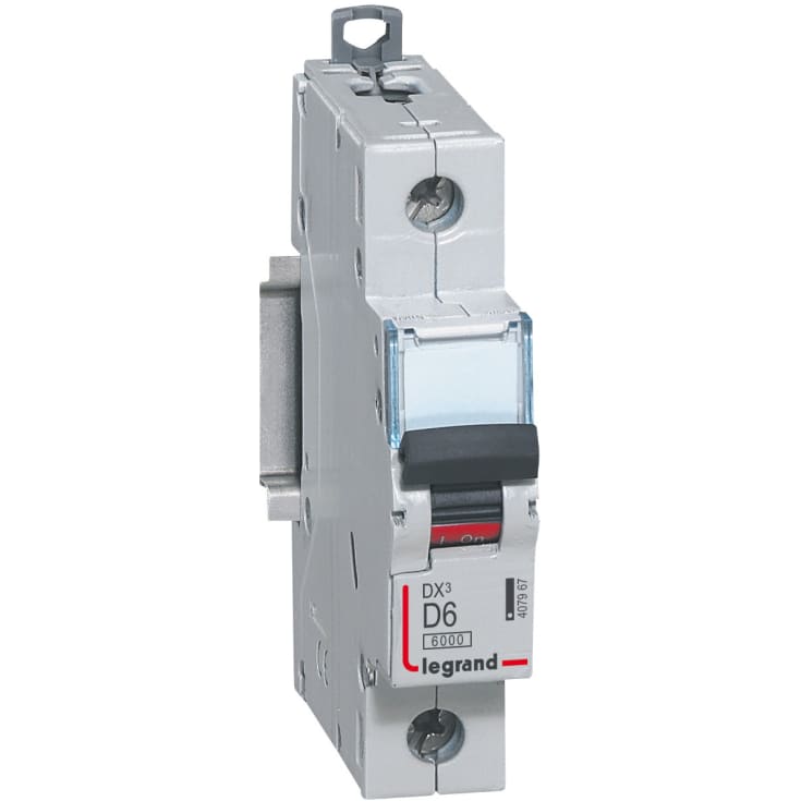 Automatsikring DX3 D 10A 1P, 1M, 6/10kA