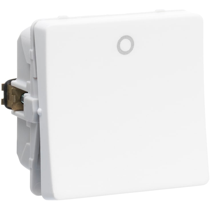 LK Fuga afbryder 2-pol 440V, 1 modul, hvid