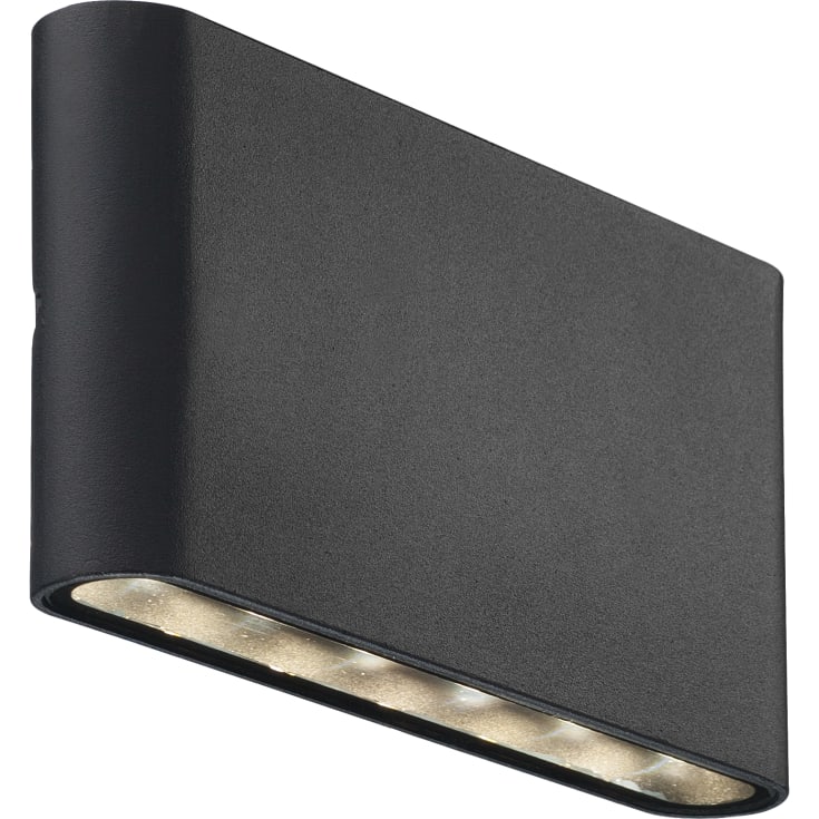 Nordlux Kinver utomhus vägglampa, svart, 17,5 cm