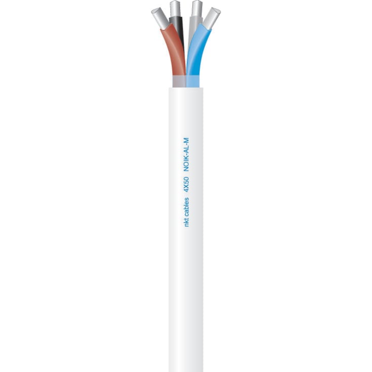 1000 meter Kabel NOIK-AL-M 90° 4x16 lysegrå T1000