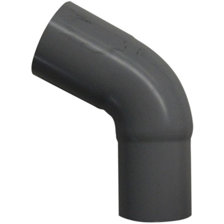 Plastmo bøjning 60 grader / 75 mm, grafit