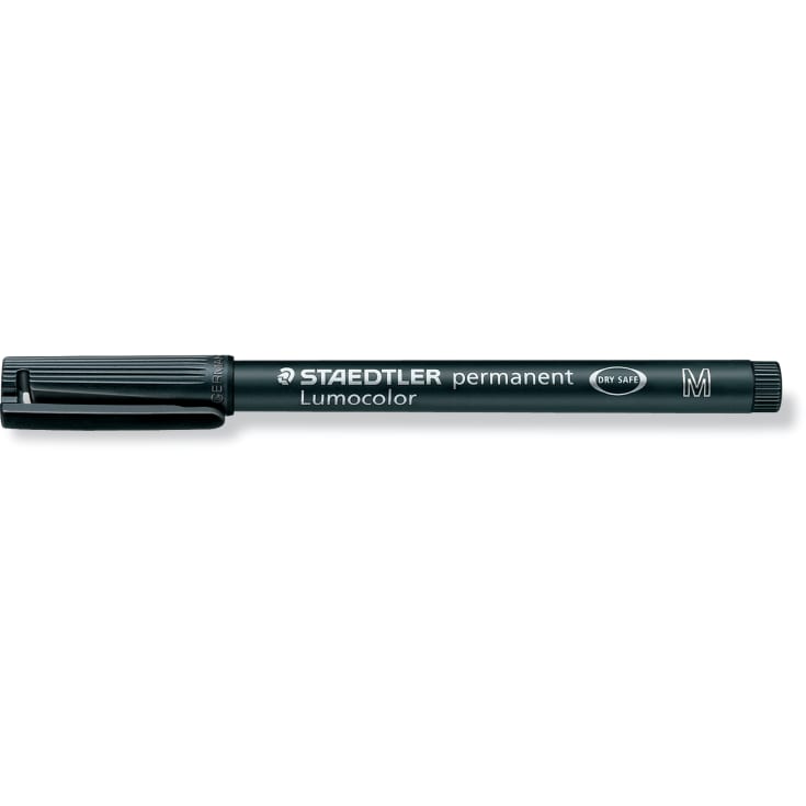 Staedtler permanent marker 317, sort, 1 mm
