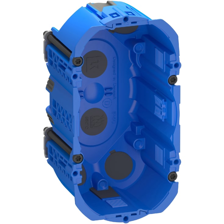 LK Fuga Air forfradåse, 2 modul, blå
