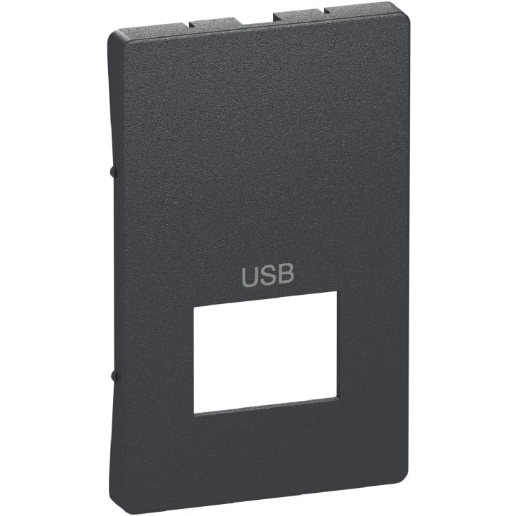 LK Fuga tangent til USB 3.0 udtag, koksgrå