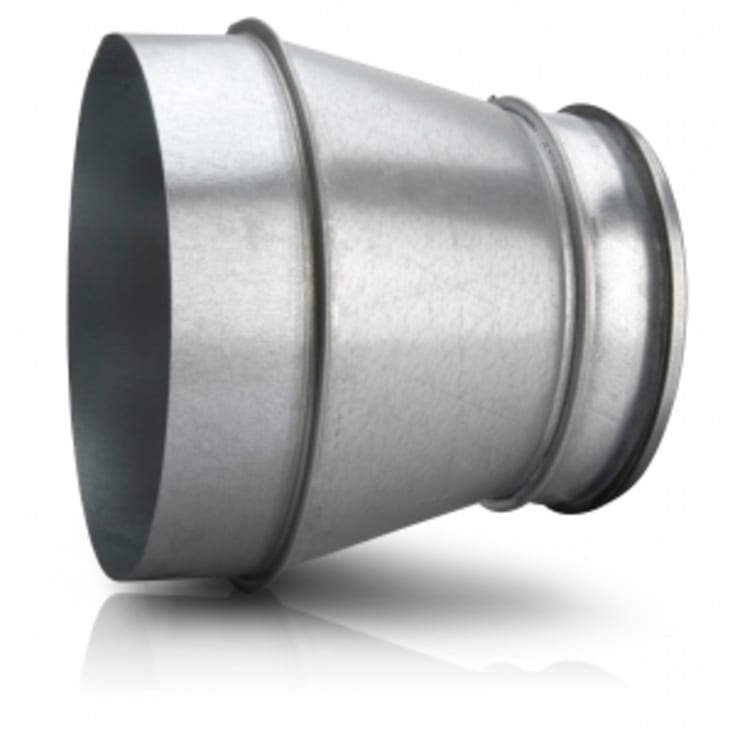 Ventilations reduktion muffe/nippel - Ø200xØ160mm