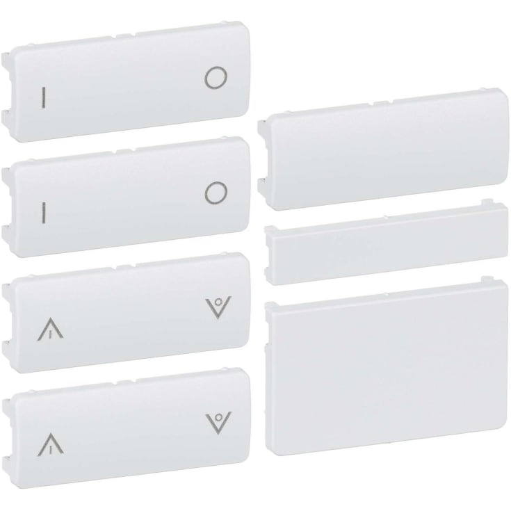 LK IHC Wireless Fuga tangentsæt til batteritryk, 4 slutte, 1 modul, hvid