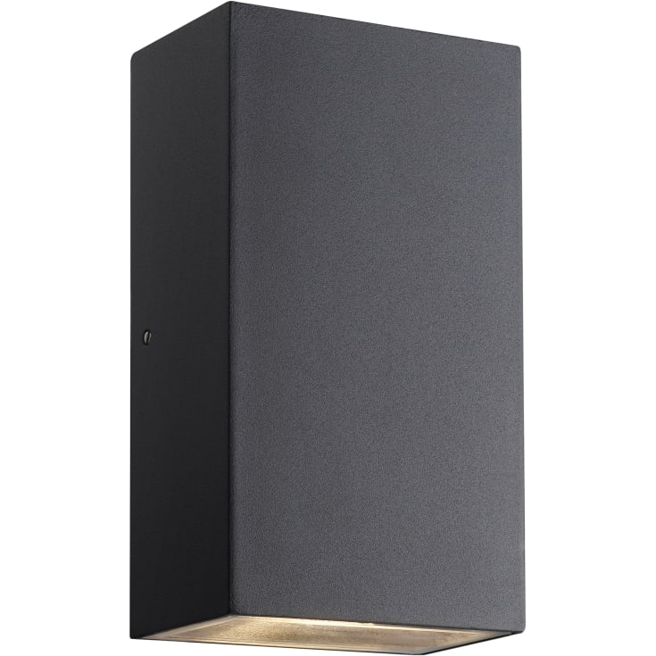 Nordlux Rold UpDown Square vägglampa utomhus, svart