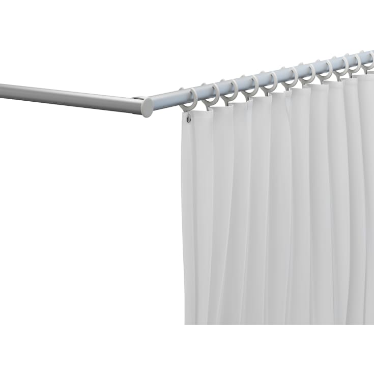 Pressalit Care badekargardinstang, 150 x 150 cm, hvit