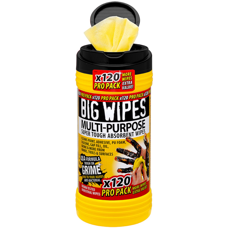 Big Wipes antibakterielle servietter - 120stk