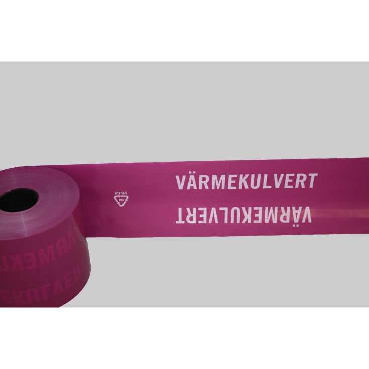 Merkebånd, lilla VÄRMEKULVERT, 155 mm, 250 m