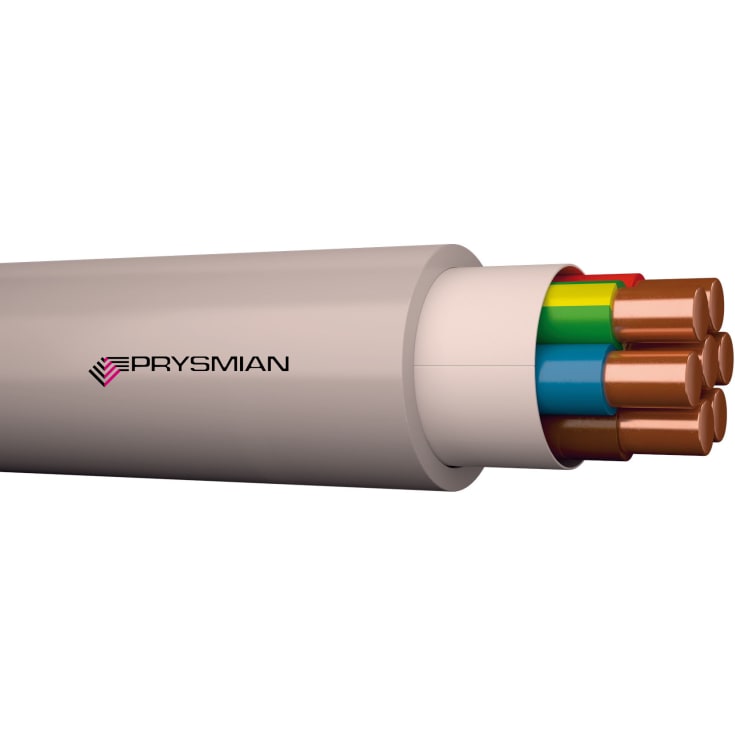 Prysmian installationskabel, 7x1,5 mm², metervare