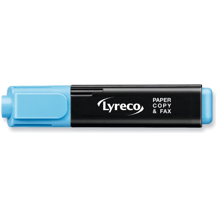 Highlighter tusch Lyreco, blå