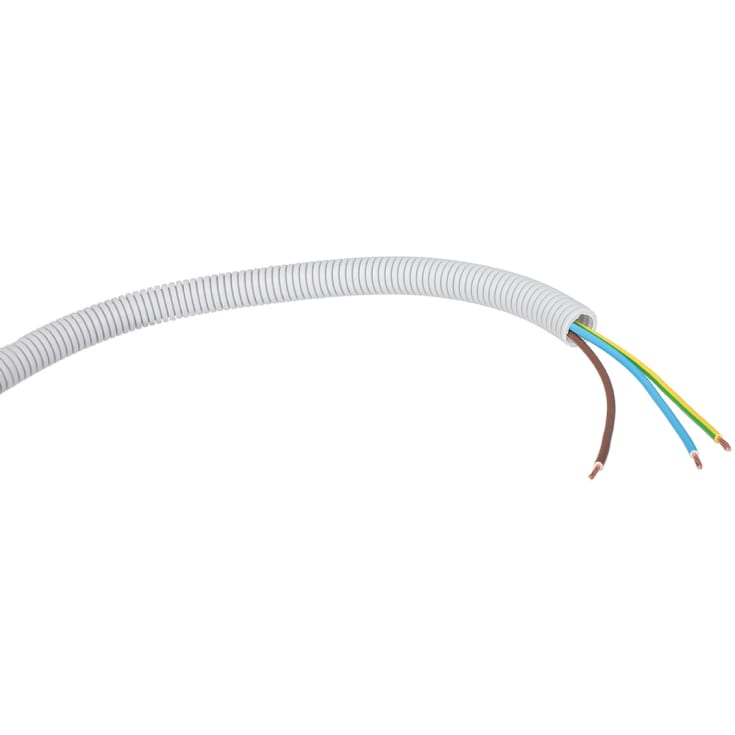 200 meter EQ Flexrør 16 mm, Ledning 3G1,5 NOVL 70 Dca Qaddy Q200