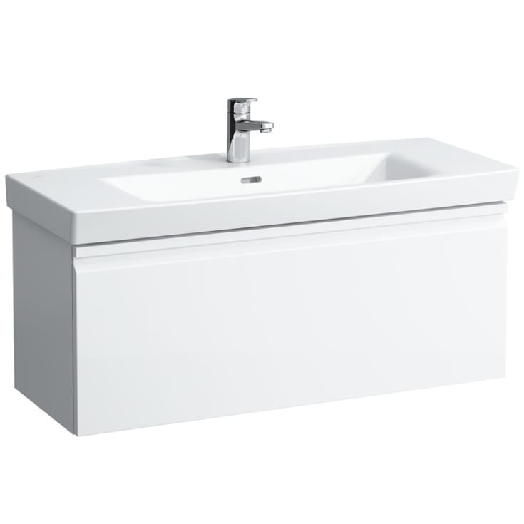 Laufen Pro-N underskåp 97x37 cm, vit högglans