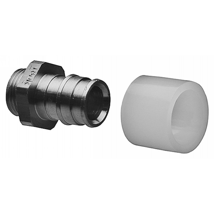 Uponor Aqua PLUS fordelerrør udskift.nip Q&E E NKB DR 18-3/8"MT