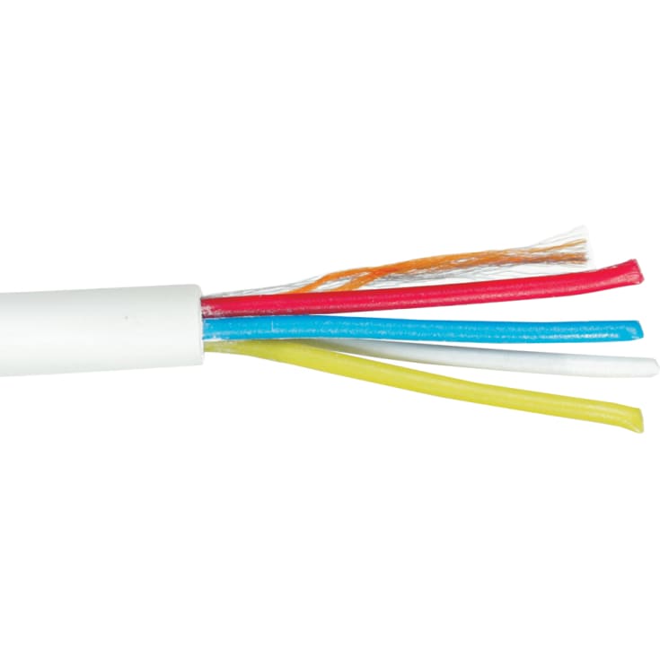 100 meter Nexans telefonledning PTK, 8x0,6 mm²