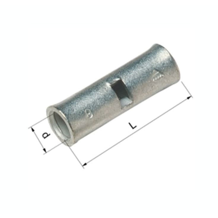 Pressemuffe CU KS 2,5 mm², klasse 2 og 5
