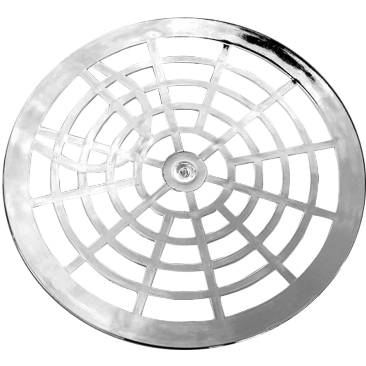 Purus avloppsgaller, Ø150 mm, krom