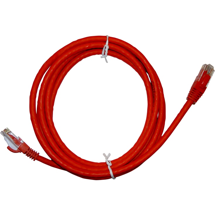 Netværkskabel UTP Kat. 6 i rød - 0,5 meter