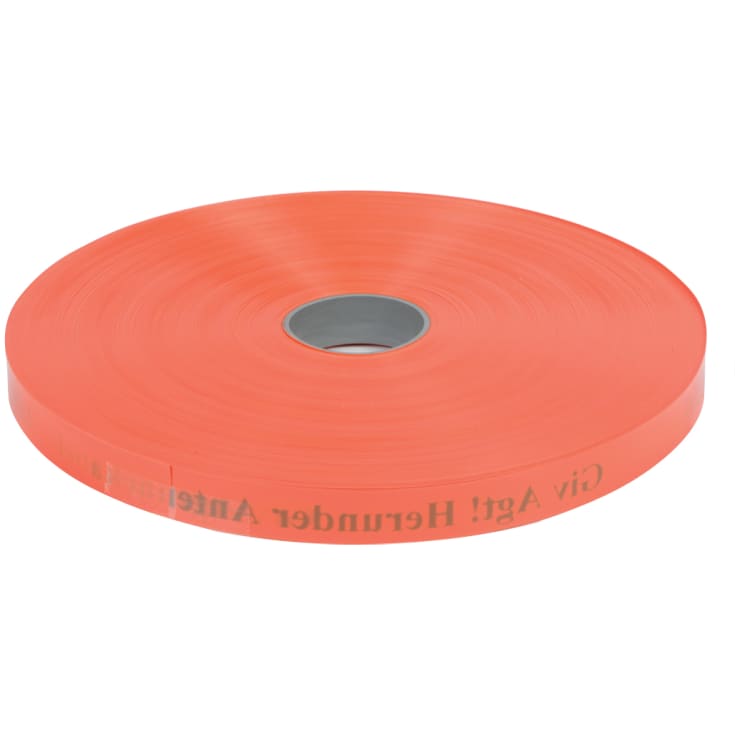 Markeringstejp, orange, antenn, 25 x 0,3 mm, 250 m