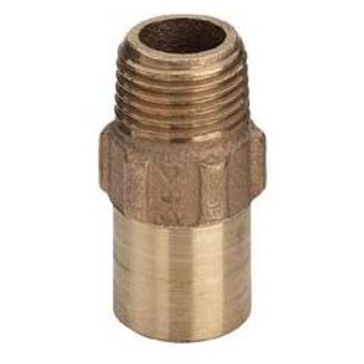 22 mm x 3/4&quot; Lodde overgangsnippel/nippel