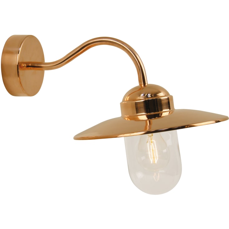 Nordlux Luxembourg vägglampa utomhus, koppar