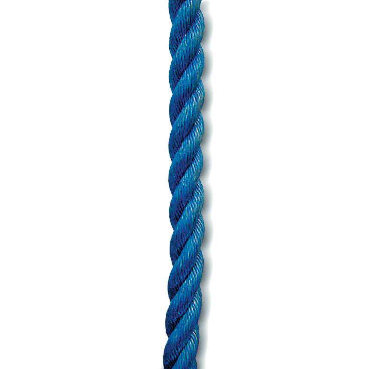 Blå nylon reb 6mm x 110meter