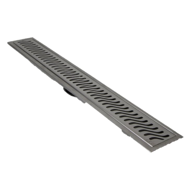 ACO Showerdrain afløbsarmatur, 895 mm, langs væg, rustfrit stål