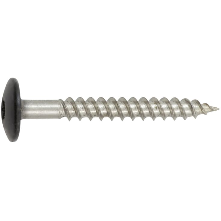 Facadeskrue 4,5 x 40 mm, sort, A2, TX, 200 stk.