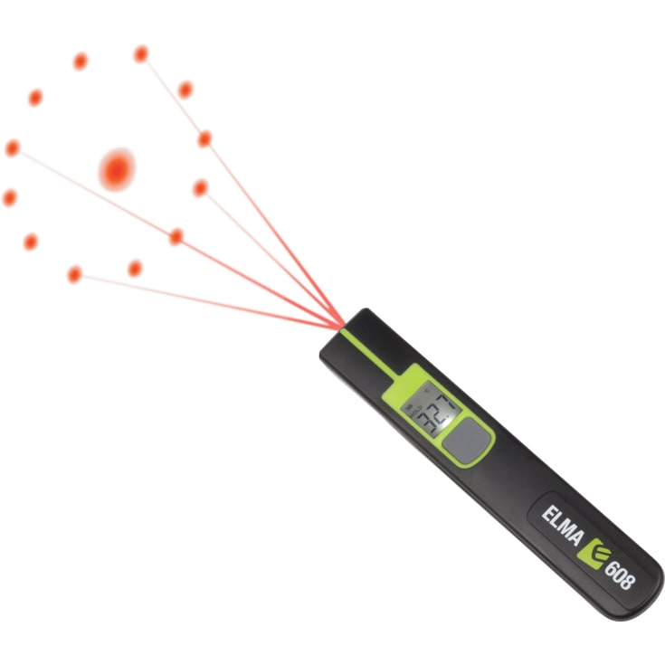 ELMA 608 infrarødt minitermometer i pennformat