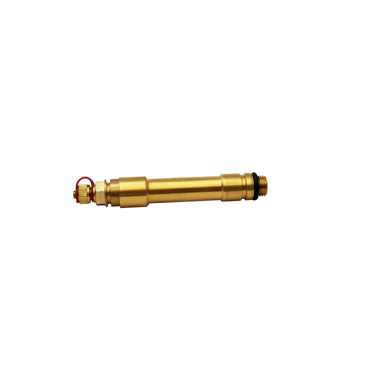 Trykkutløpsnippel DN8 110mm rød