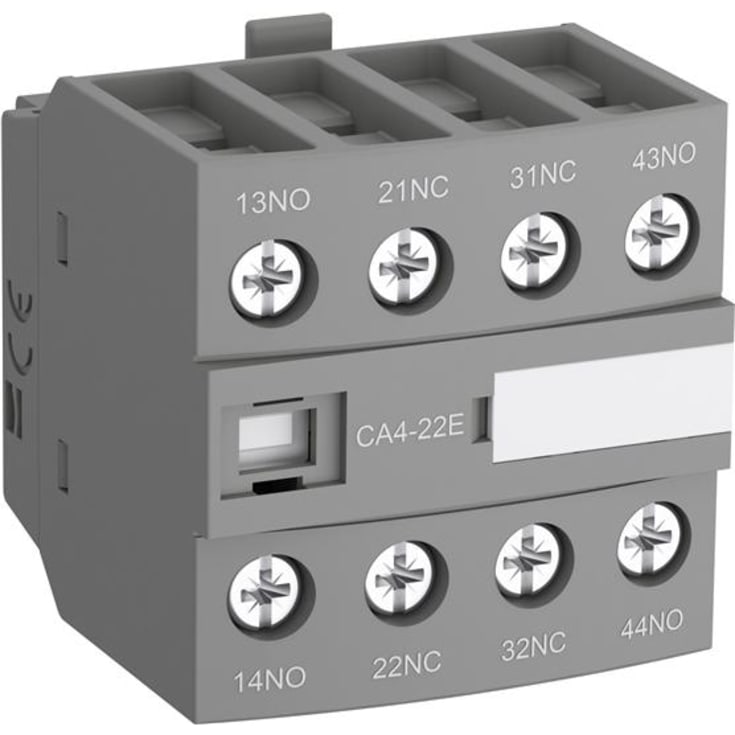 Hjelpebryter CA4-40U, 4 ender