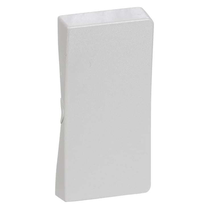 LK Fuga halvtangent for afbryder (gammel type), 1 modul, lysegrå