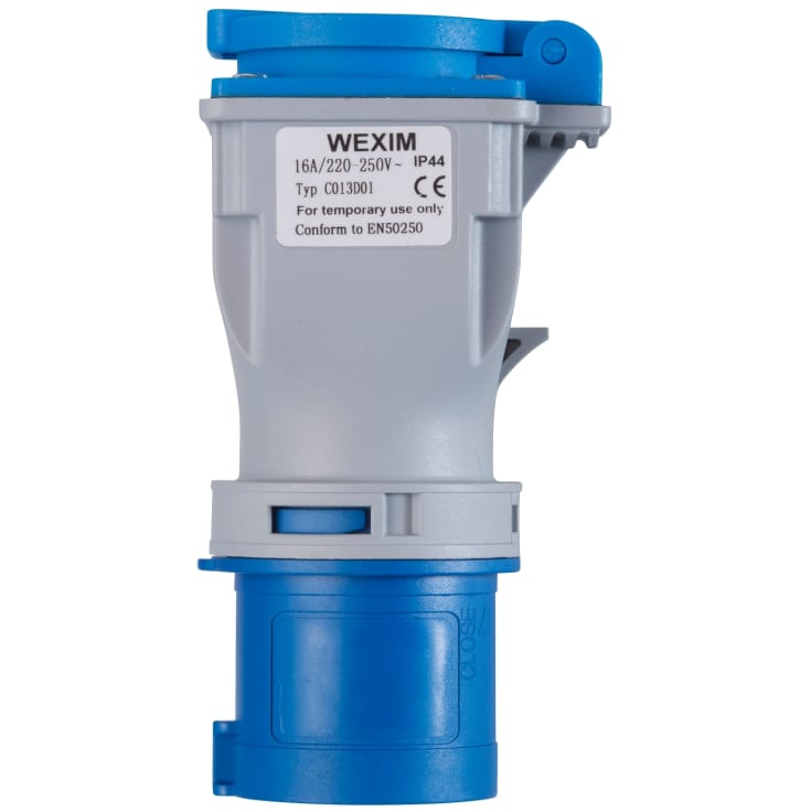 Adapter CEE 3P 16A 230V/230V DK-Stik