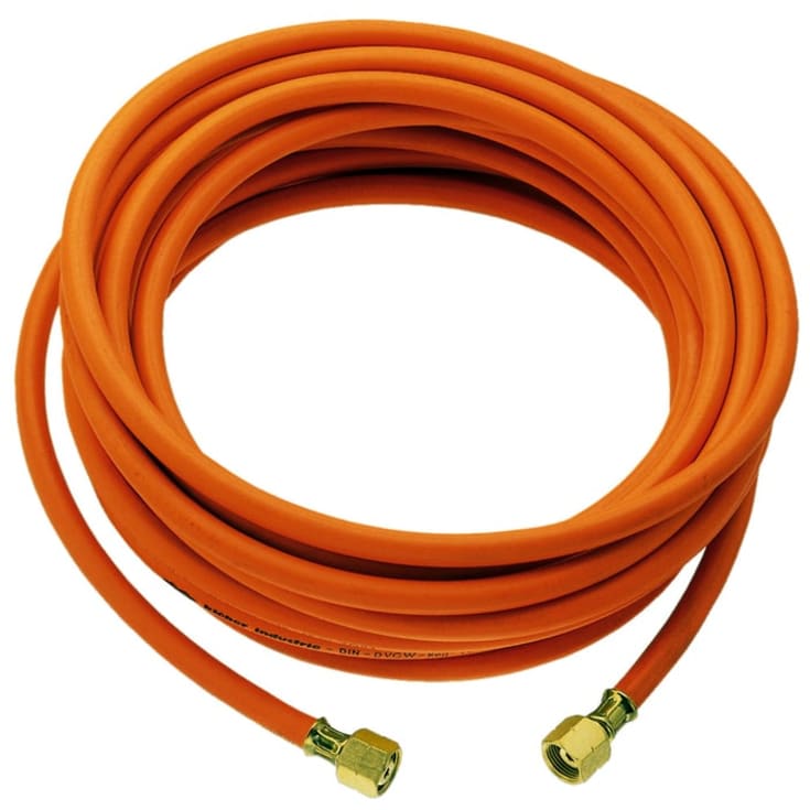Høytrykksslange for gass, 2,5 m komplett