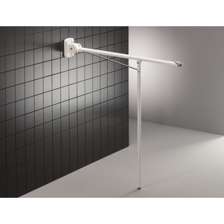 Pressalit Care Value armstöd, 80 cm, vit
