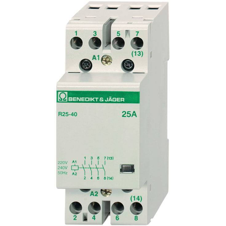 MODULKONTAKT.25A 4NO 24VAC/DC