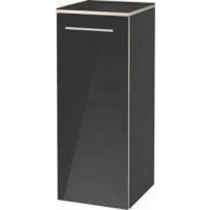 Villeroy & Boch Avento väggskåp, 35x89,2 cm, vänster, sort