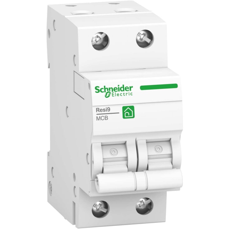 Schneider Electric Resi9 bolig automatsikring C 2P, 16A