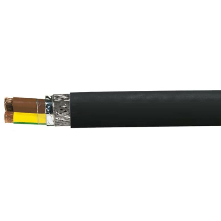 Motorkabel 2YSLCYK-J EMC 4G1,5 mm², sort, T500